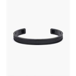 NEW PIG & HEN men's navarch 9mm cuff bracelet in black/black